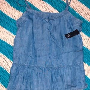 Spring soft denim top